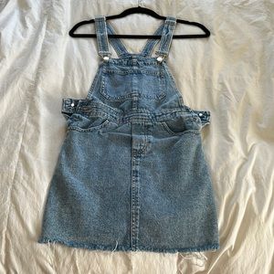 H&M denim overall dress
